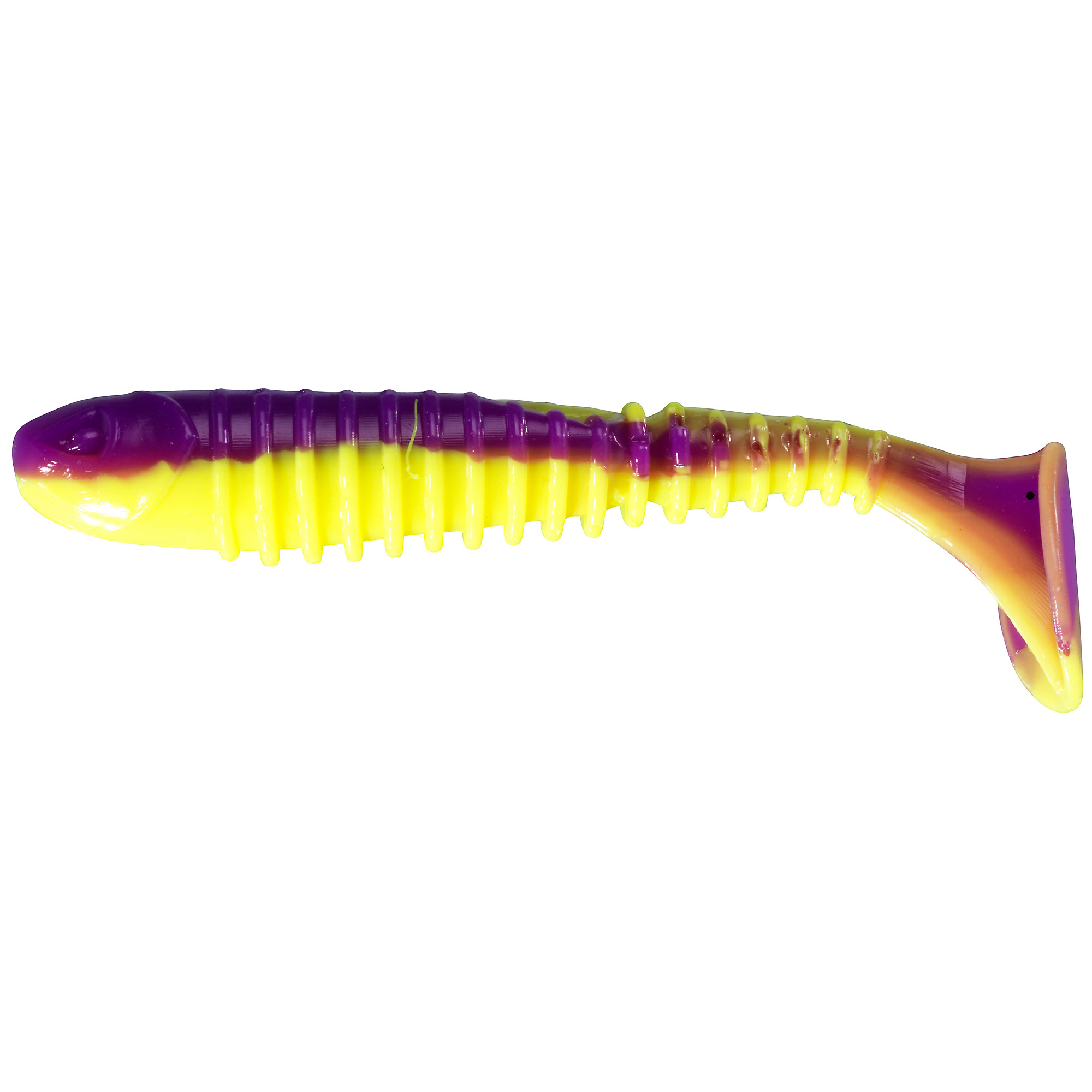 Berkley Flex Rib Shad Purple Chartreuse 11.5cm