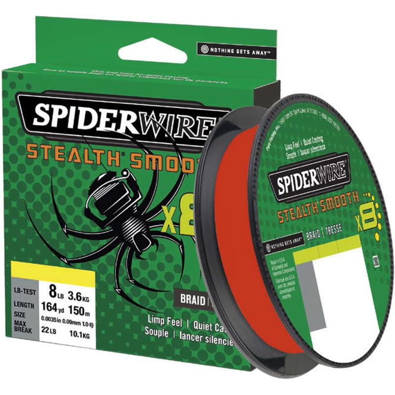 Spiderwire Stealth Smooth 8 0.33 Code Red