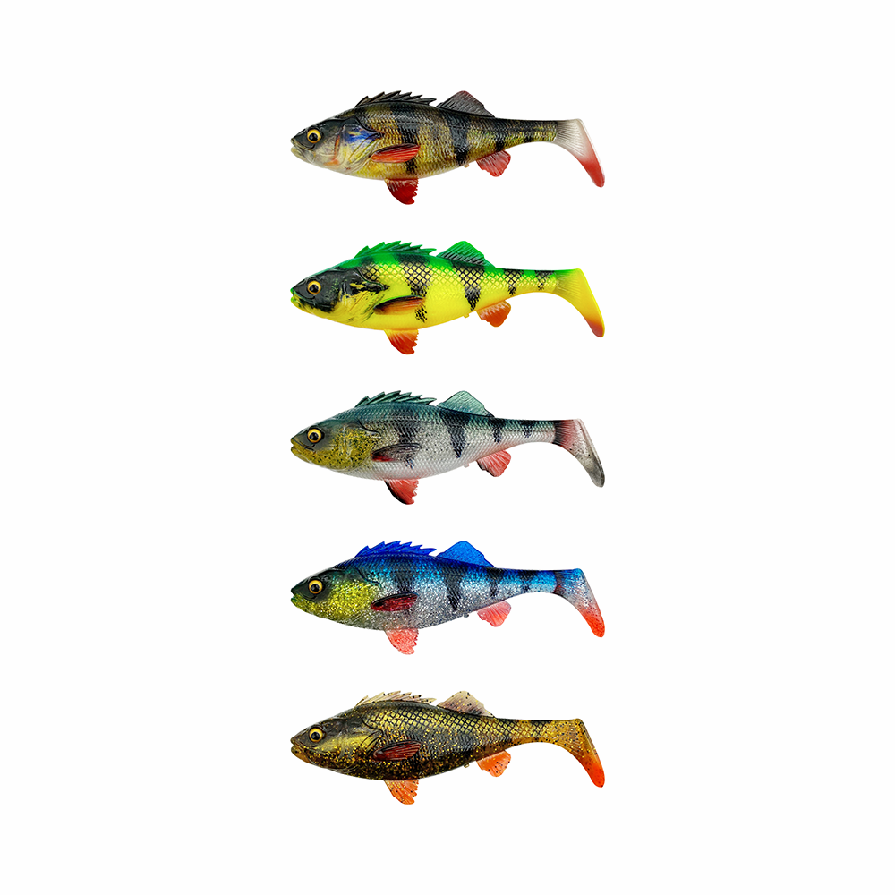 Savage Gear 4D Perch Shad Motoroil UV 12.5cm