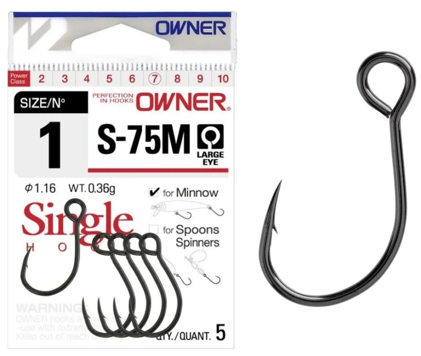 Owner S-75M Single Hook