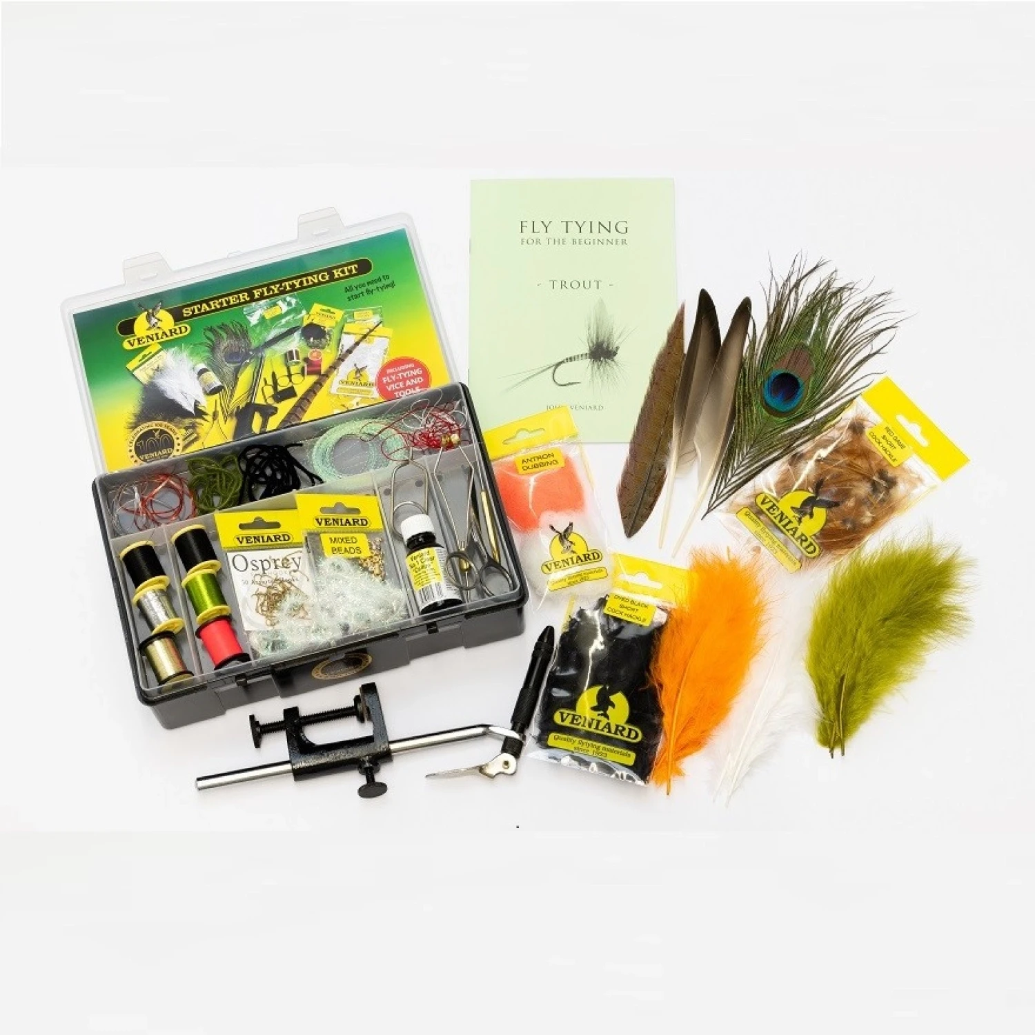 Veniard Starter Flytying Kit - Fliegenbinde Startpaket Veniard Starter Flytying Kit - Fliegenbinde Startpaket