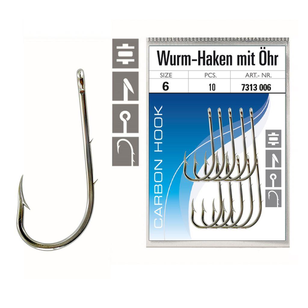 Jenzi Wurmhaken mit Öhr, lose Jenzi Wurmhaken mit Öhr, lose