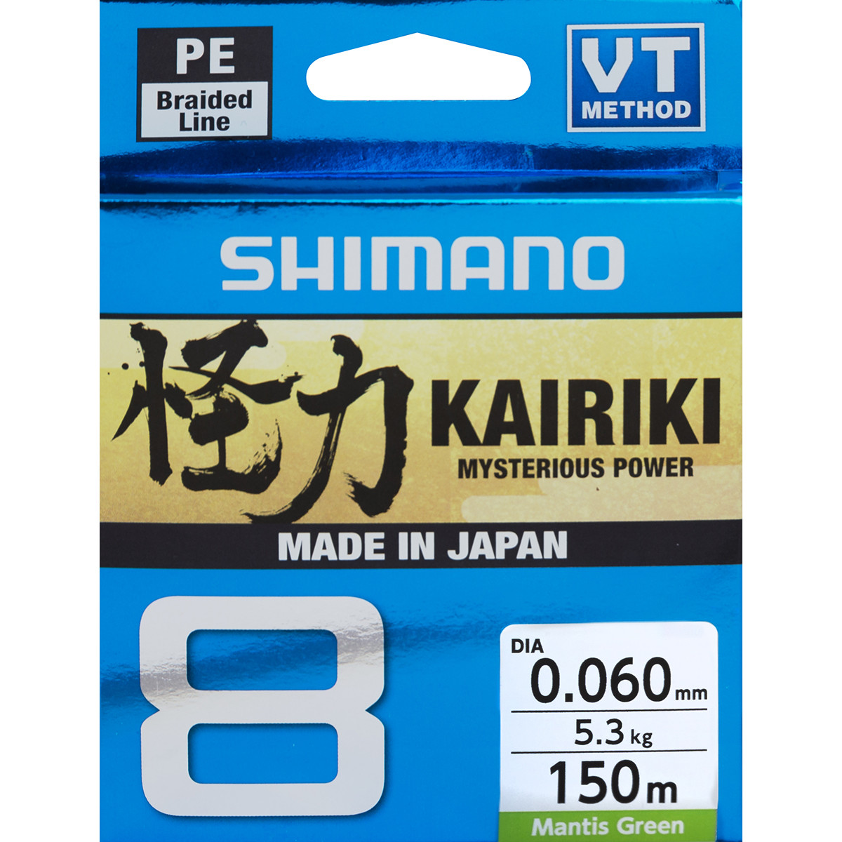 Shimano Kairiki 8 0.21mm Mantis Green