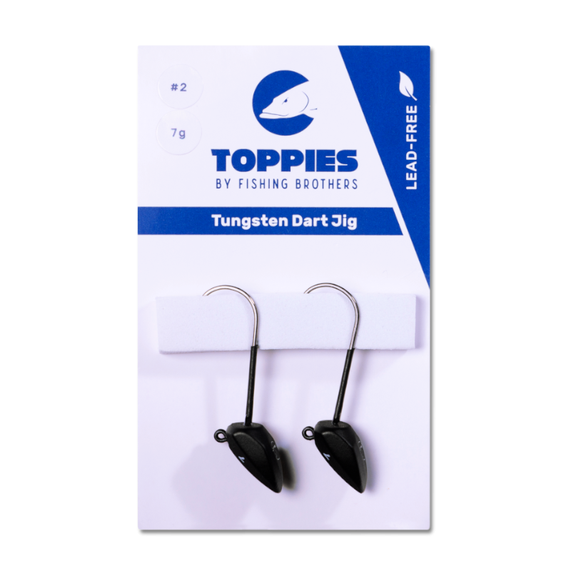 Toppies Dart Jig Head Tungsten 7g 1/0