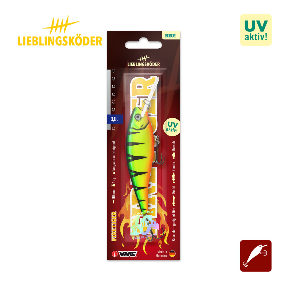 Lieblingsköder Wobbler Firetiger