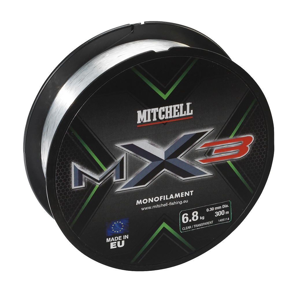 Mitchell MX3 Mono Transparent 0.10mm 150m