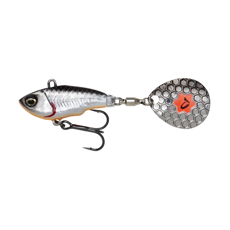 Savage Gear Fat Tail Spin Dirty Silver 5cm