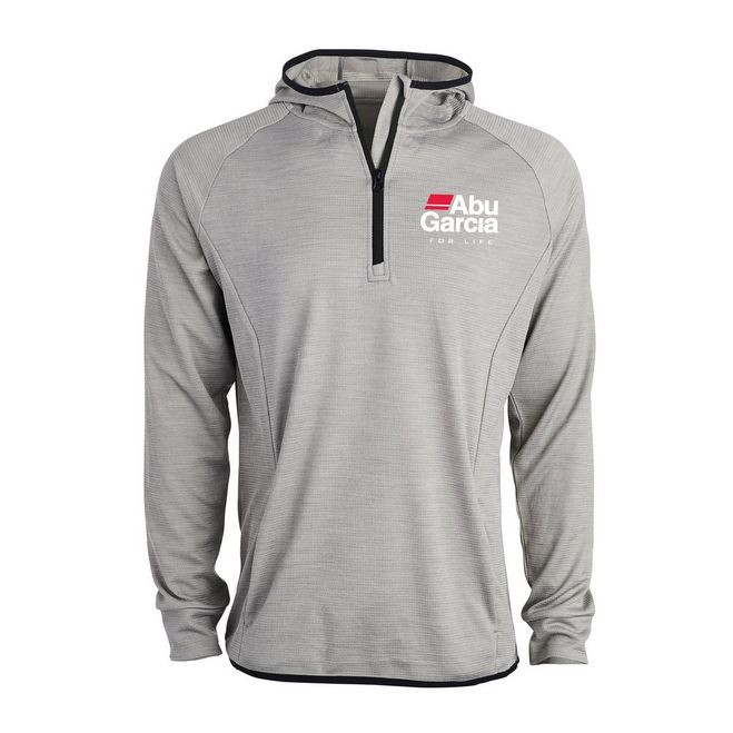 Abu Garcia Performance Hooded Quarter-Zip Pullover S Abu Garcia Performance Hooded Quarter-Zip Pullover S