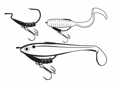 Sebile Swimbait Rig Gr.7/0 Black Nickel Sebile Swimbait Rig Gr.7/0 Black Nickel