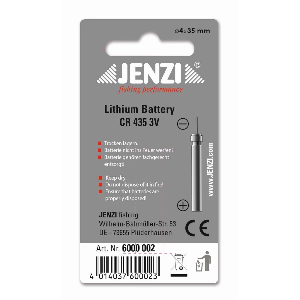 Jenzi Stabbatterie 3 Volt Bezeichnung CR435