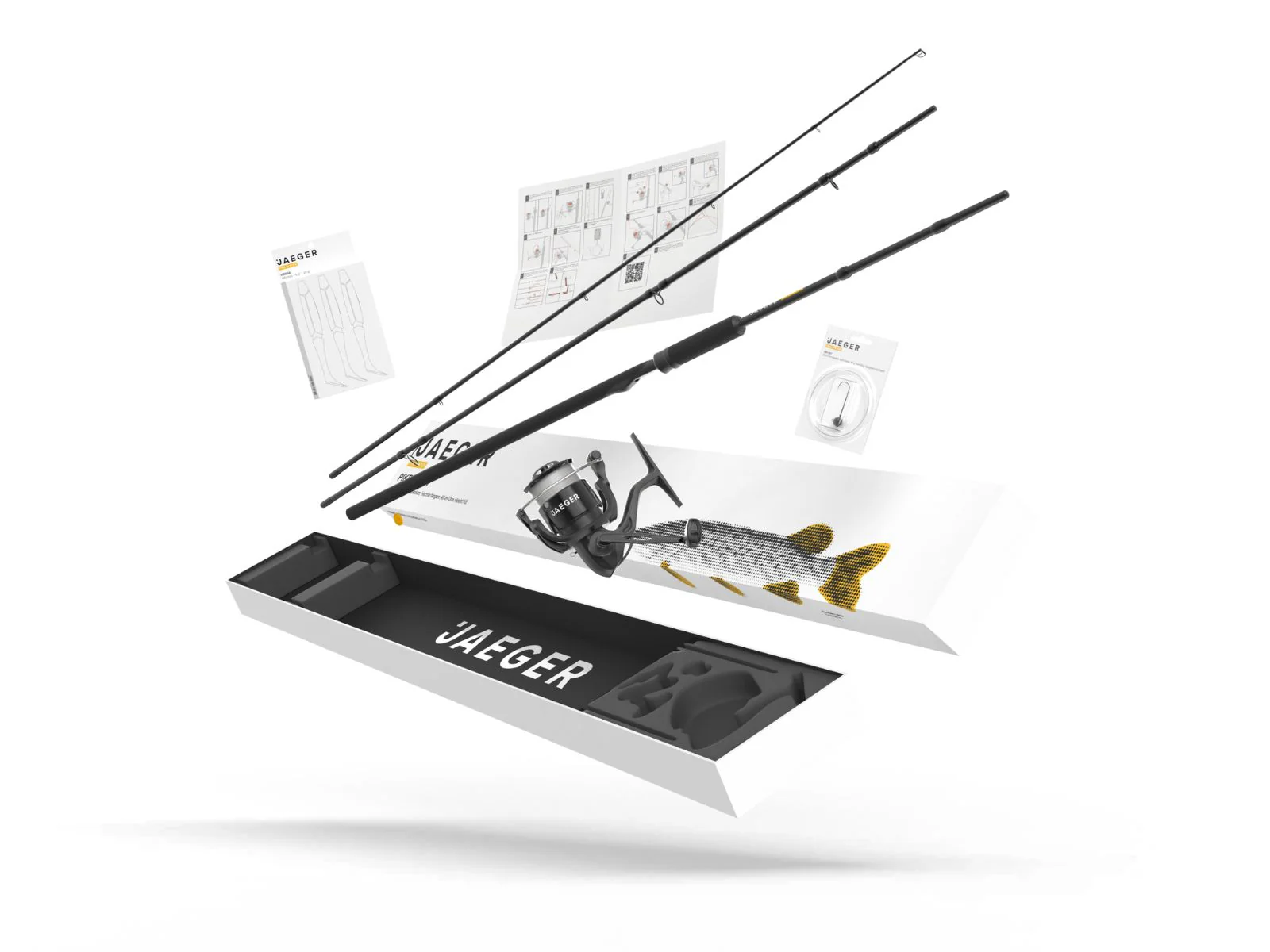 Jaeger Pike Go Kit 2 Hecht Starter Combo