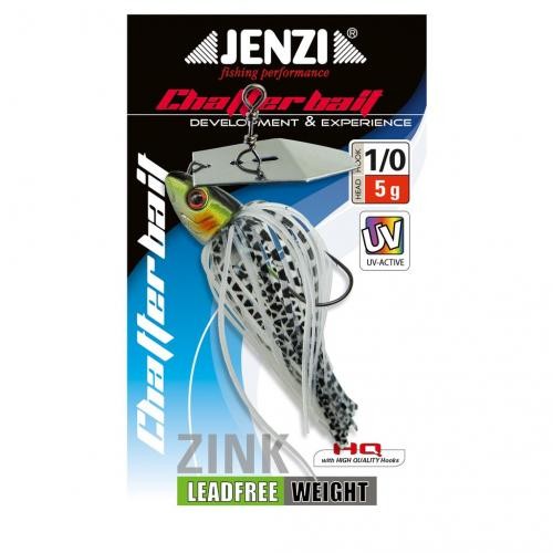 Jenzi Chatterbait Black & White 1/0 5g Jenzi Chatterbait Black & White 1/0 5g
