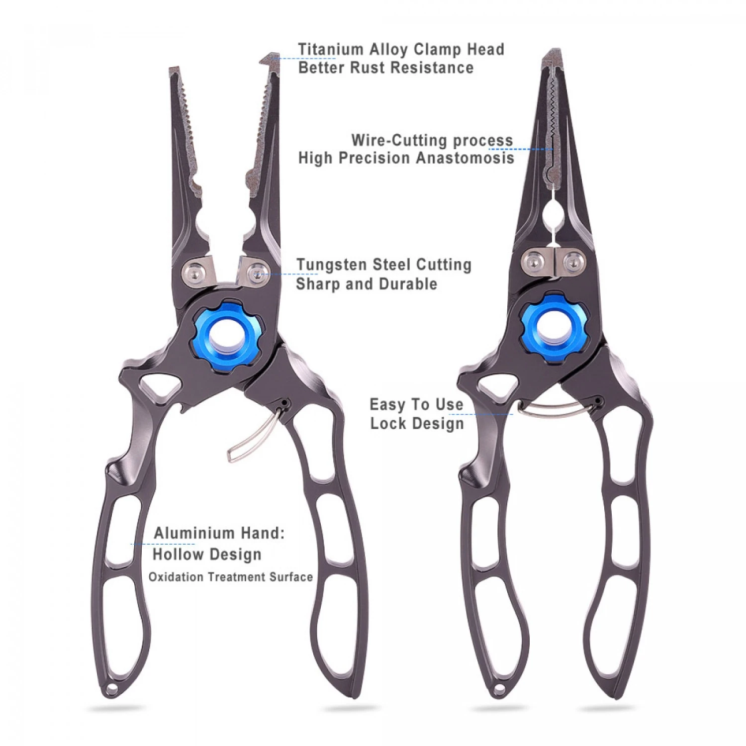 Traun River Aluminium Power Pliers Traun River Aluminium Power Pliers