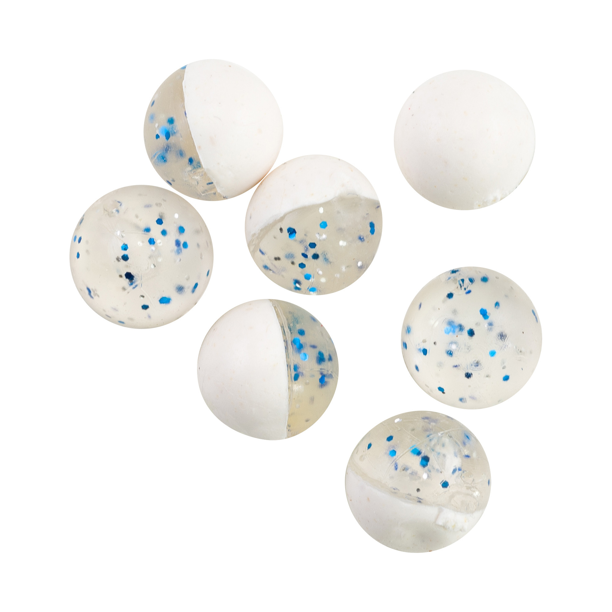 Berkley PowerBait® Clear Eggs Floating Clear Silver Blue-Fl. White