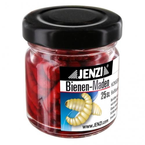 Jenzi Bienenmaden konserviert in Rot