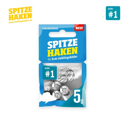 Lieblingsköder Spitze Haken Jigkopf