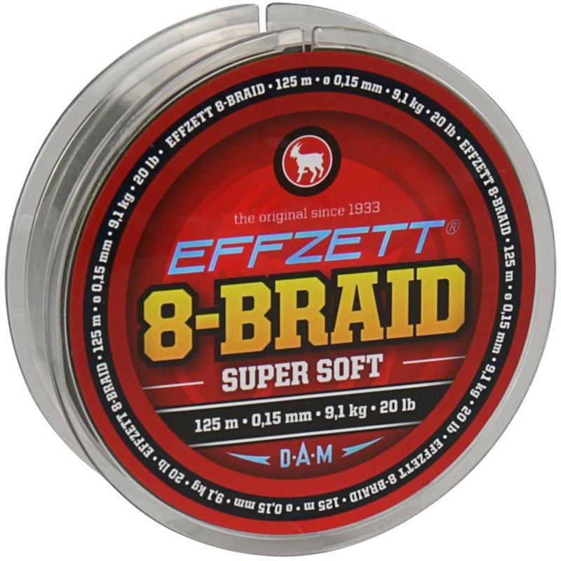 DAM Effzett 8-Braid Moss Green 0.08mm 4.5 kg 250m