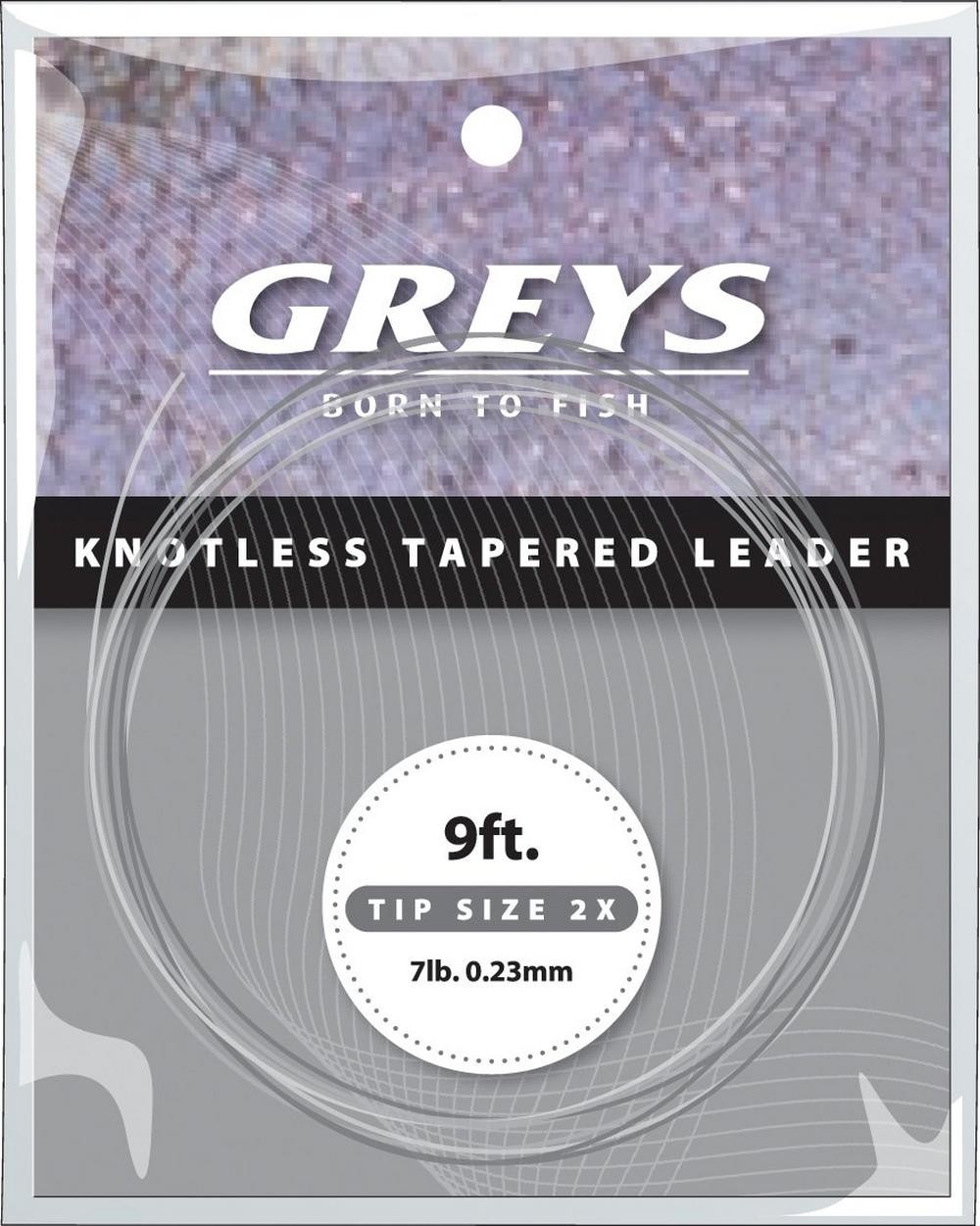 Greys Greylon Knotless Tapered Vorfach 0.13mm 1.8kg