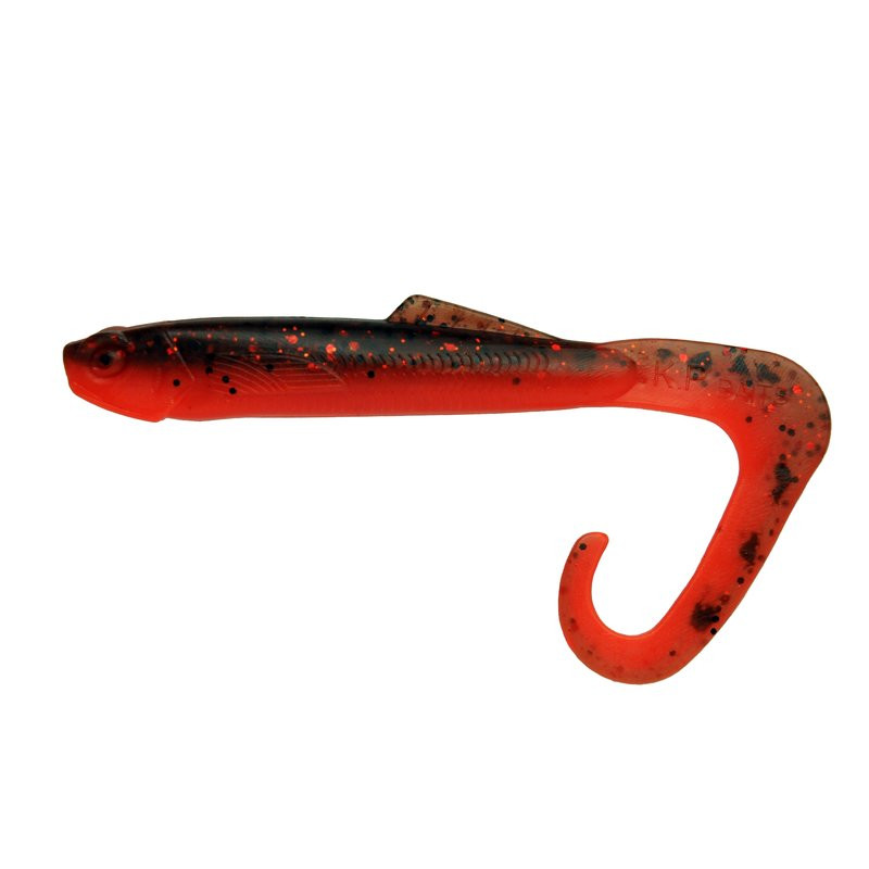 K.P Baits Hybrid Worm Twister 4" 10cm Red Crab
