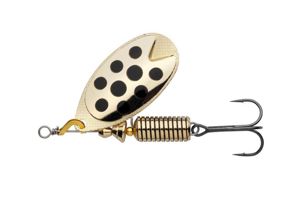 Abu Garcia Fast Attack Spinners Gold/Black Dots 10g