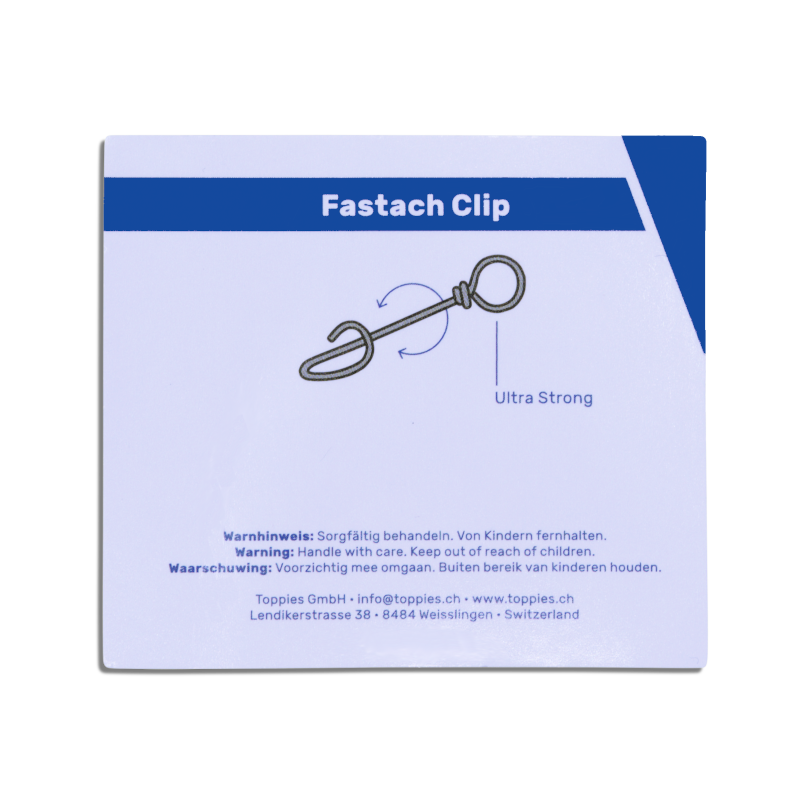 Toppies Fastach Clip / Black Nickel Toppies Fastach Clip / Black Nickel