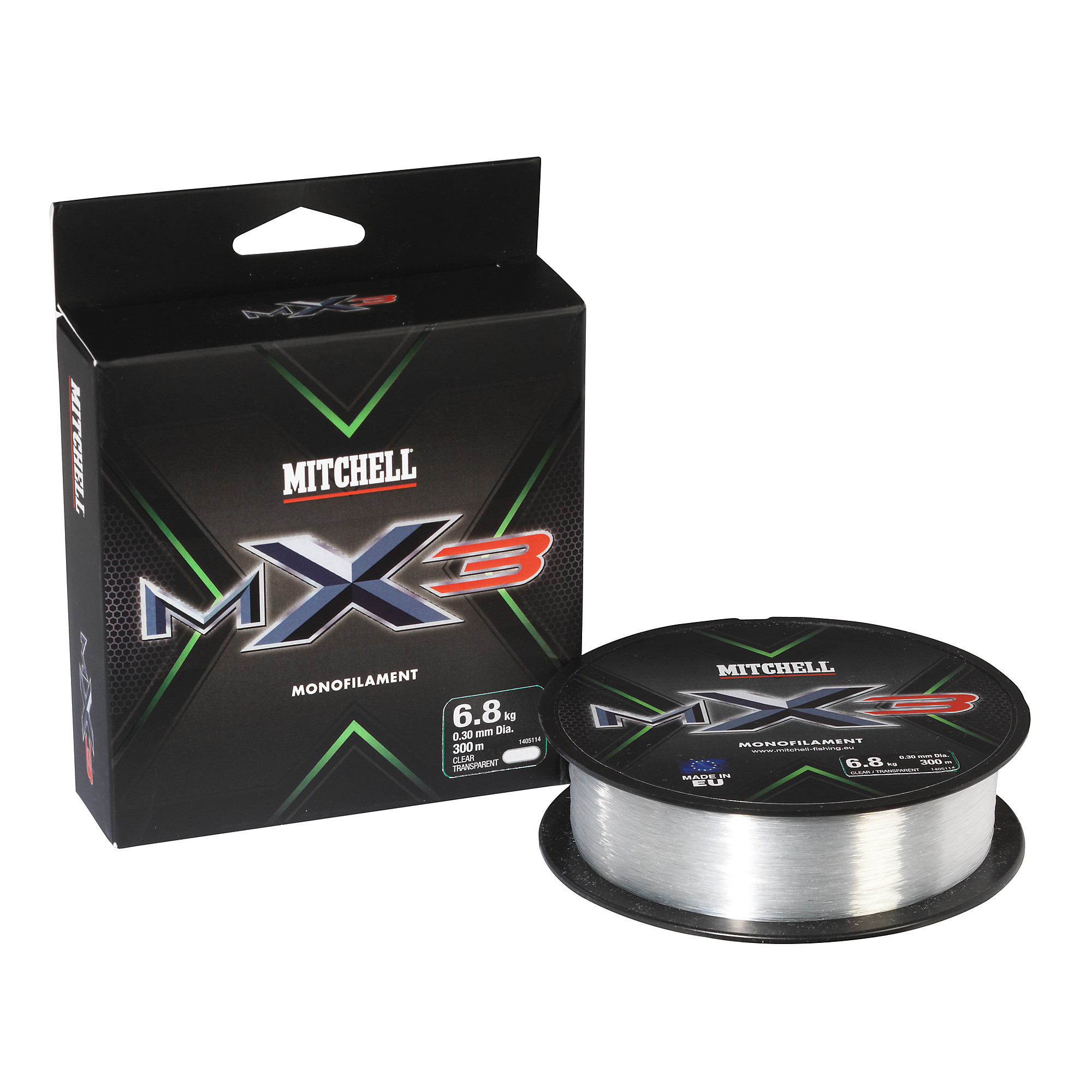 Mitchell MX3 Mono Transparent 0.10mm 150m