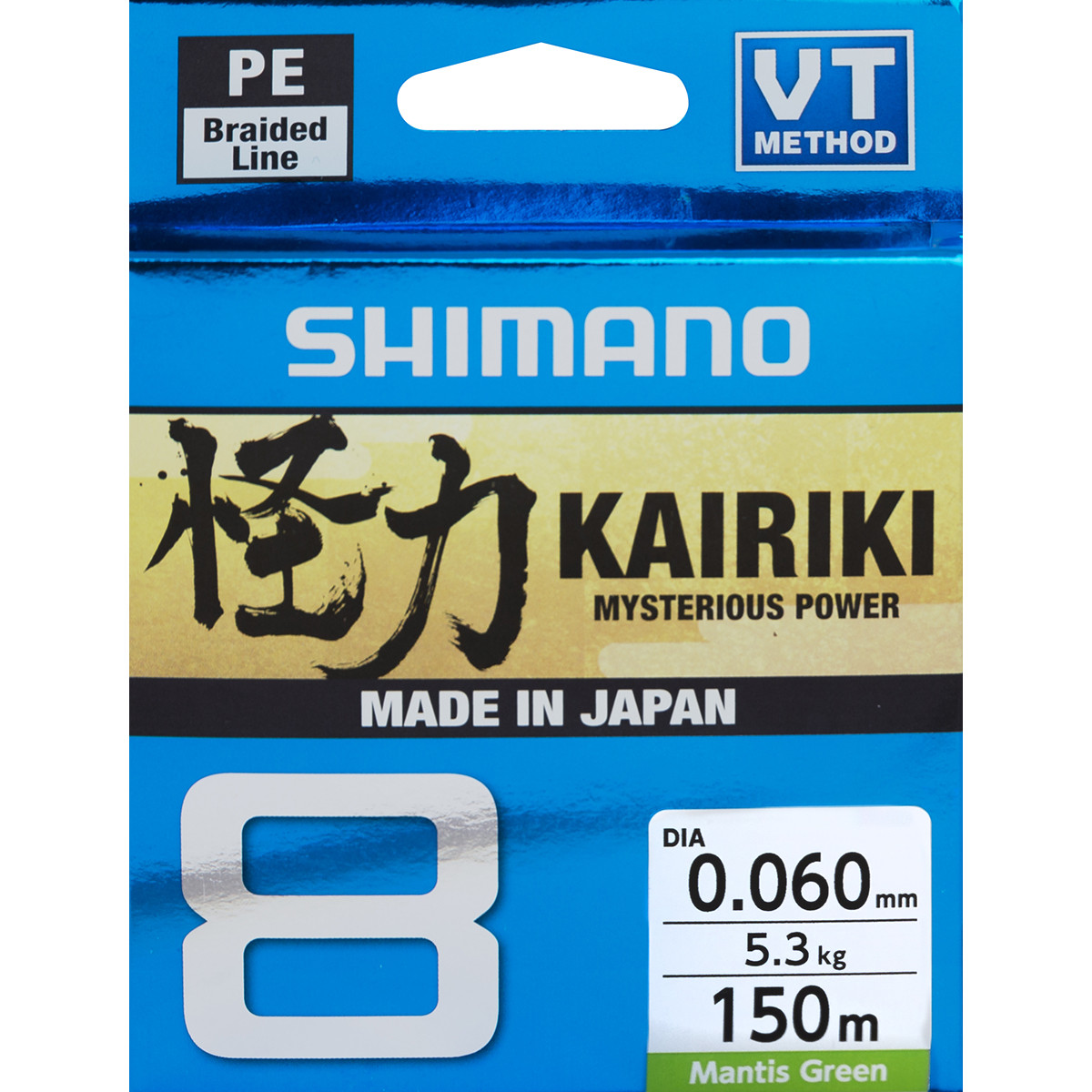 Shimano Kairiki 8 0.35mm Mantis Green