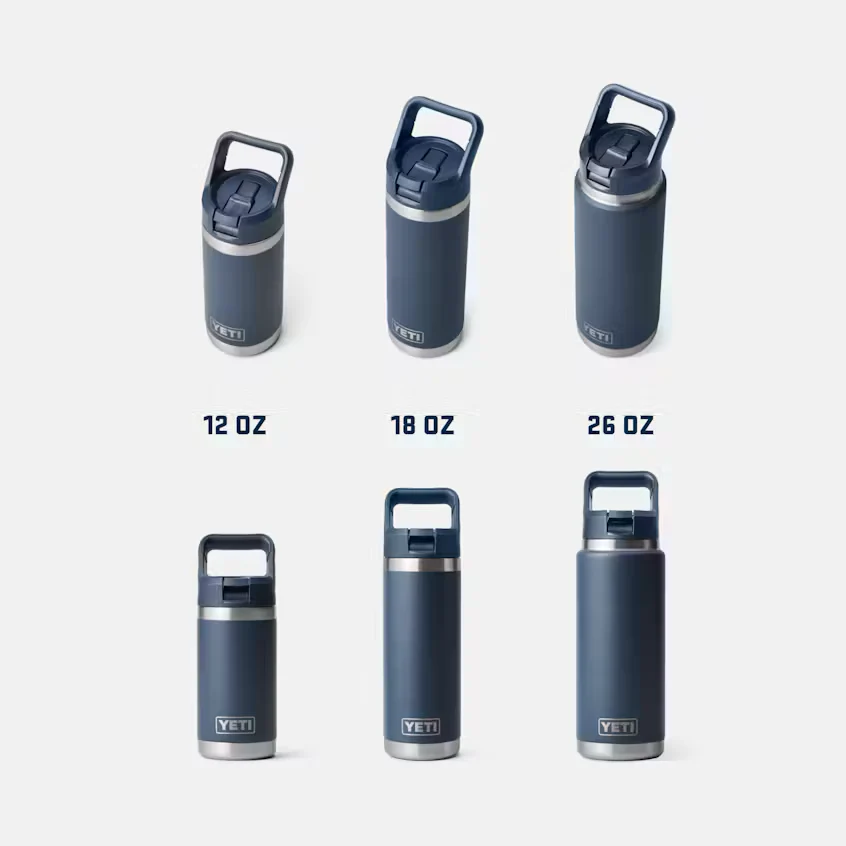 YETI Rambler Flasche mit Trinkhalmdeckel