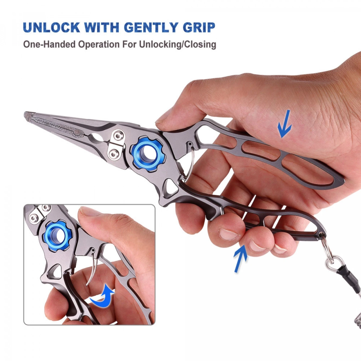 Traun River Aluminium Power Pliers Traun River Aluminium Power Pliers