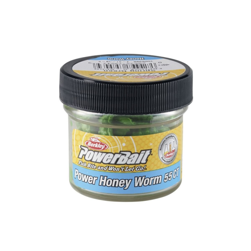 Berkley Powerbait Power Honey Worms Spring Green Garlic
