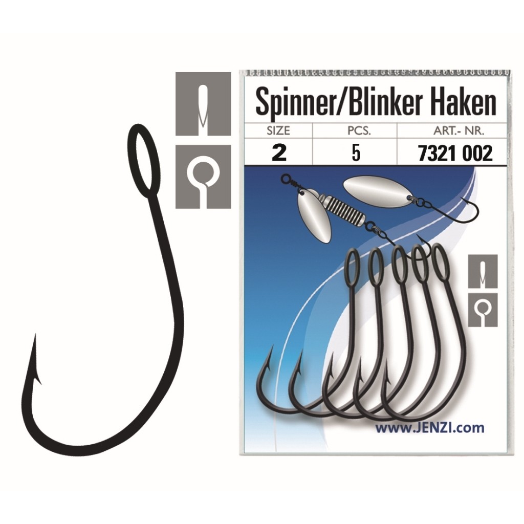 Jenzi Spinner/Blinker Einzelhaken  2