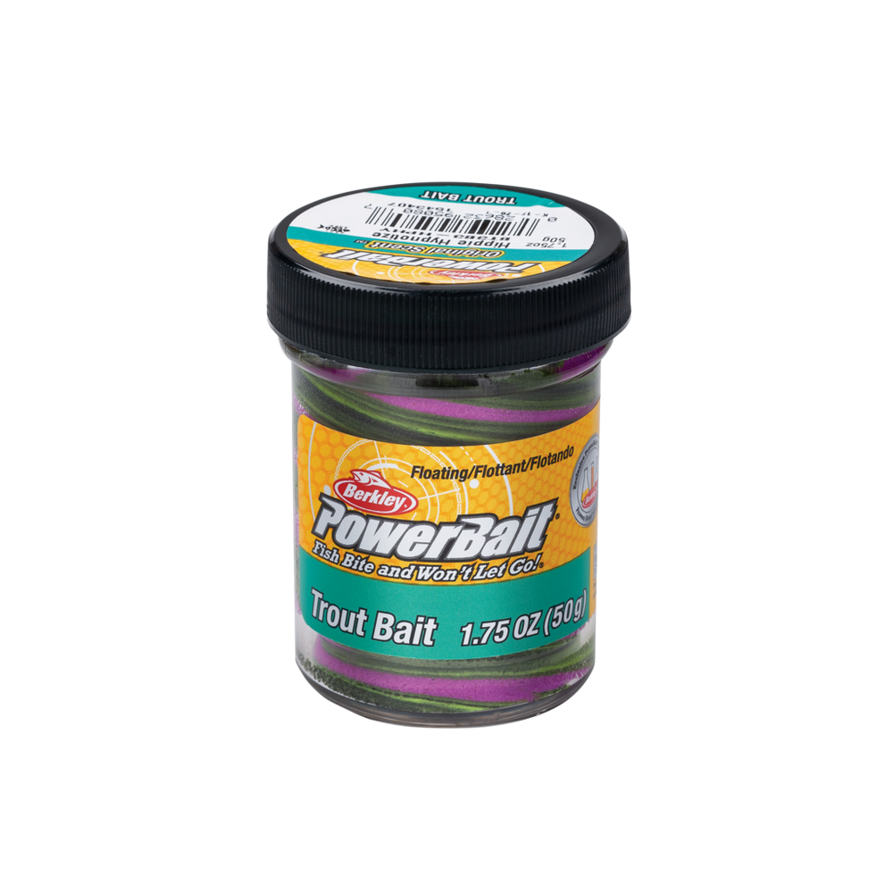Berkley PowerBait Trout Bait Triple Swirls Hippie Hypnotize Berkley PowerBait Trout Bait Triple Swirls Hippie Hypnotize