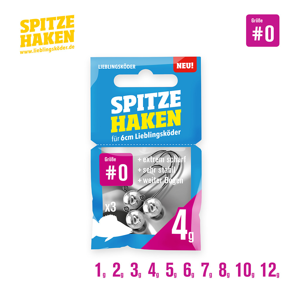 Lieblingsköder Spitze Haken Jigkopf Lieblingsköder Spitze Haken Jigkopf