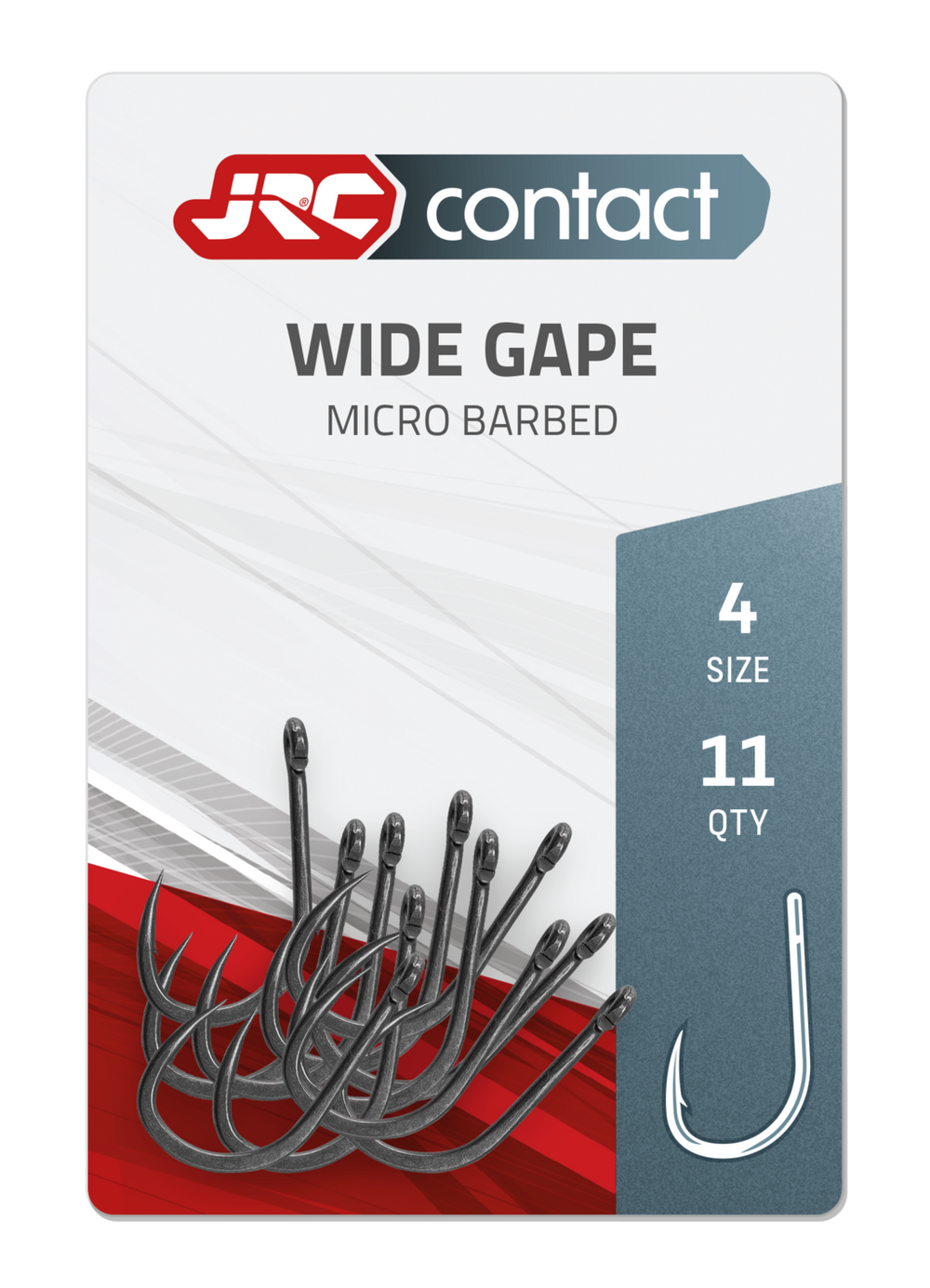 JRC Contact Wide Gape Carp Haken 8