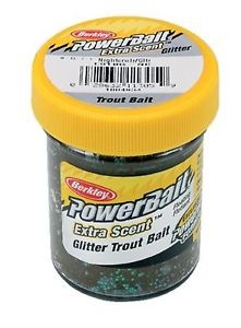 Berkley Powerbait Extra Scent Blk Glitter