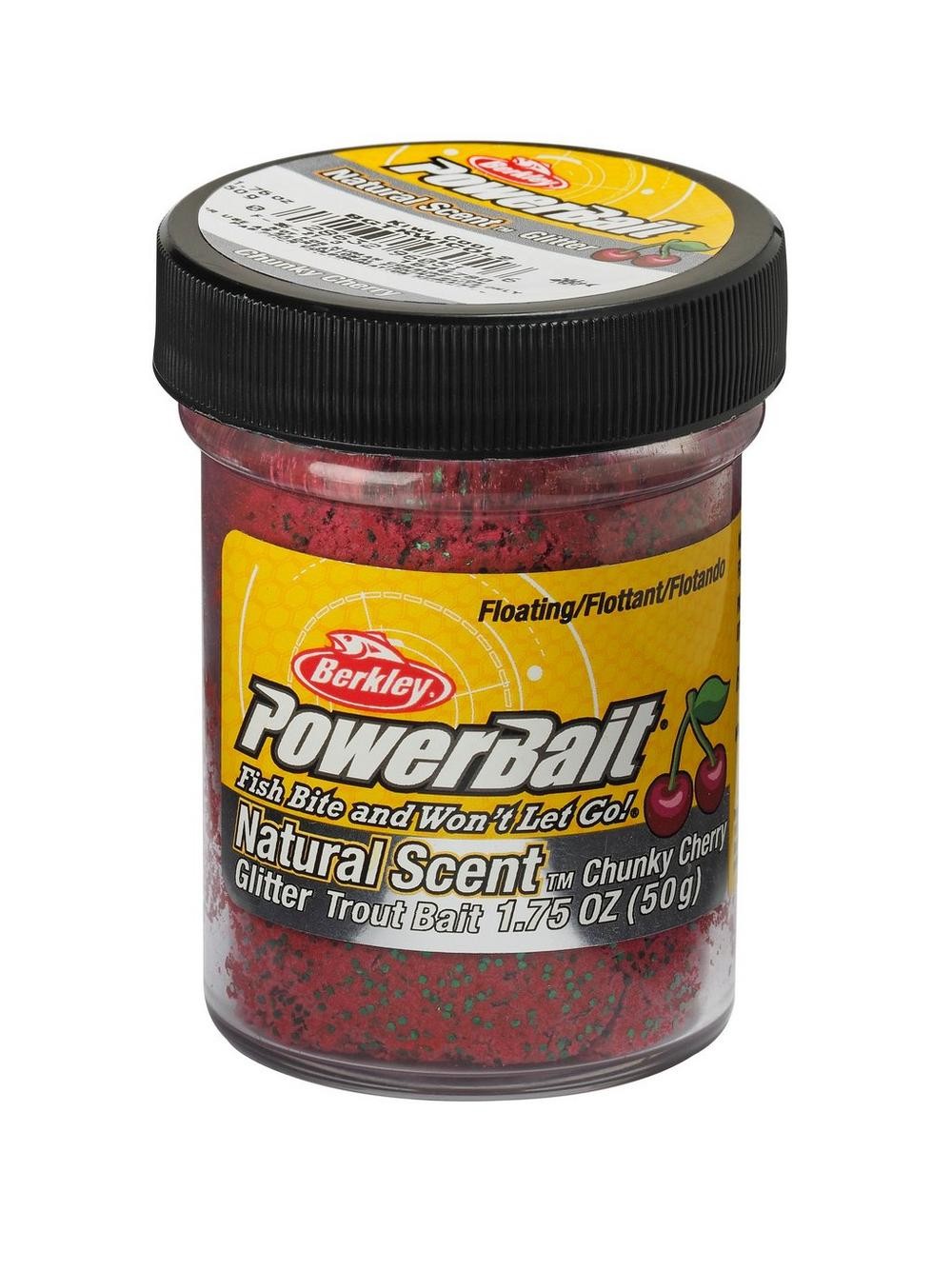 Berkley Powerbait Natural Scent Glitter Fruit - Chunky Cherry Berkley Powerbait Natural Scent Glitter Fruit - Chunky Cherry