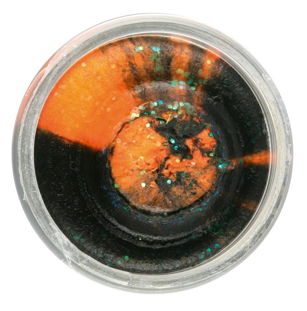 Berkley PowerBait Glitter Trout Bait Black/Orange Berkley PowerBait Glitter Trout Bait Black/Orange