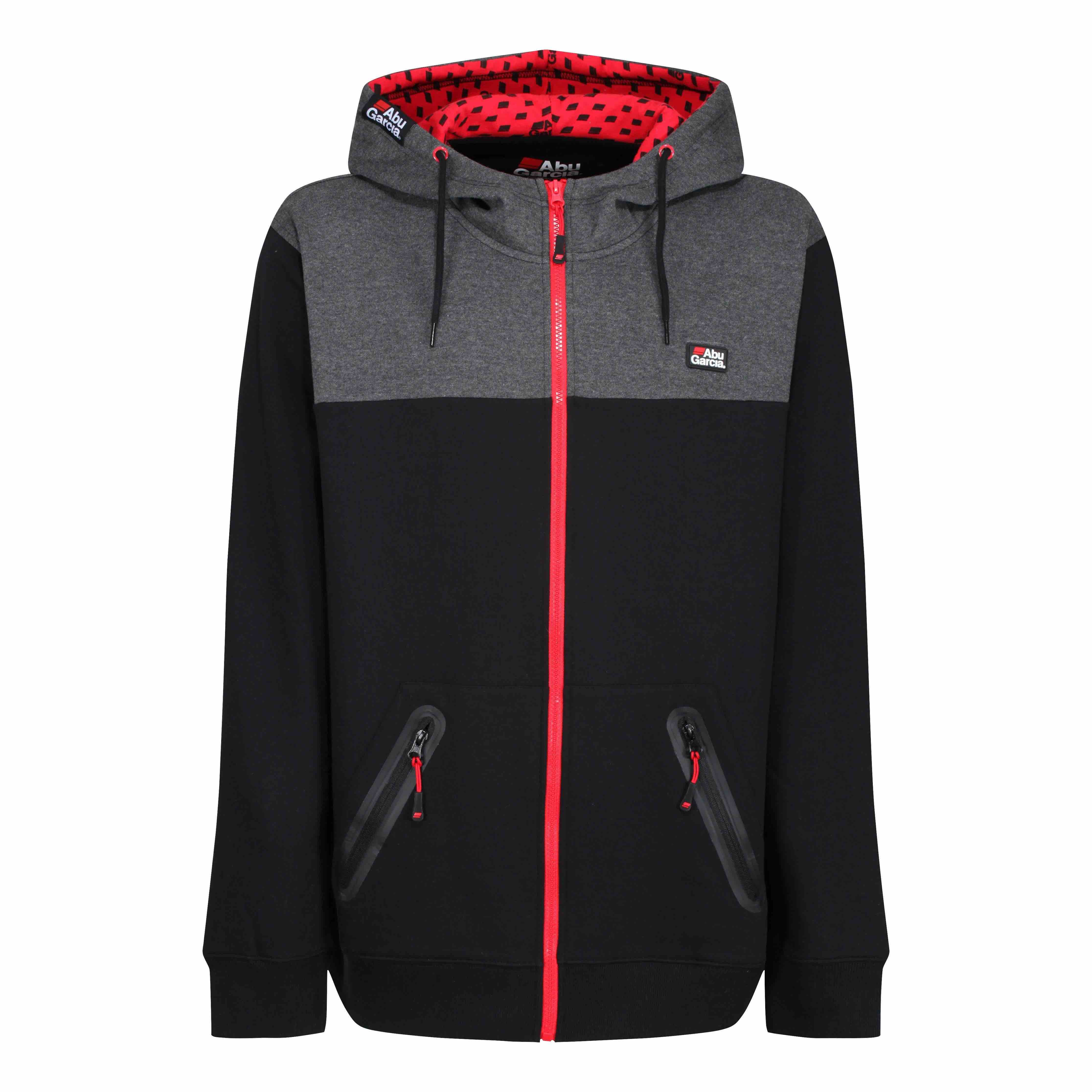 Abu Garcia Zipped Hoodie Schwarz Abu Garcia Zipped Hoodie Schwarz