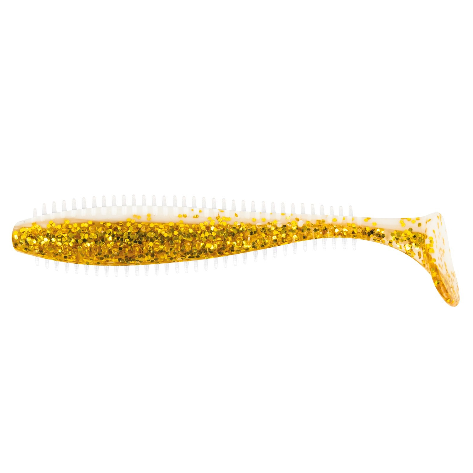 Fox Rage Spikey Shad Gummifisch Gold Glitter Fox Rage Spikey Shad Gummifisch Gold Glitter