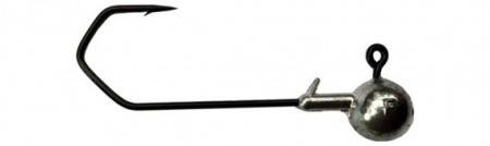 Profi Blinker Rundkopf- Jig Head Mittel (schwarz)