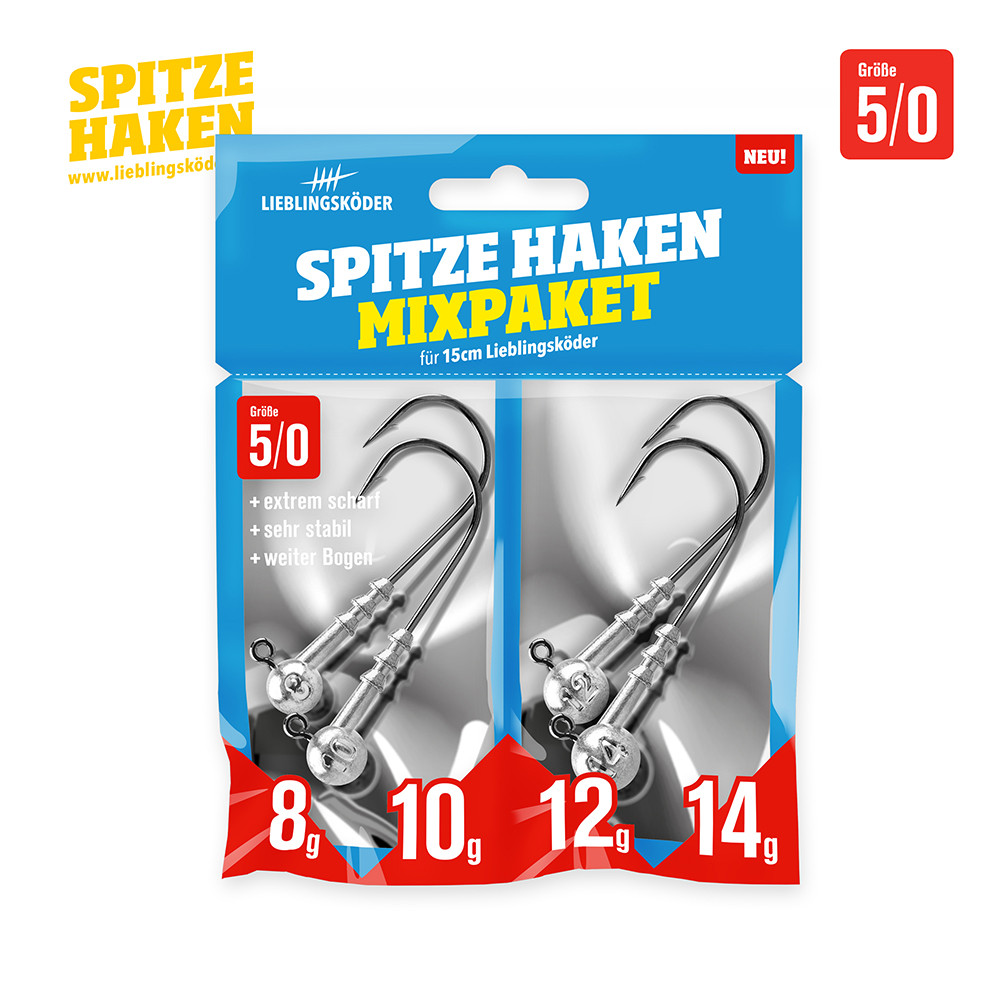 Lieblingsköder Spitze Haken 5/0 Mix