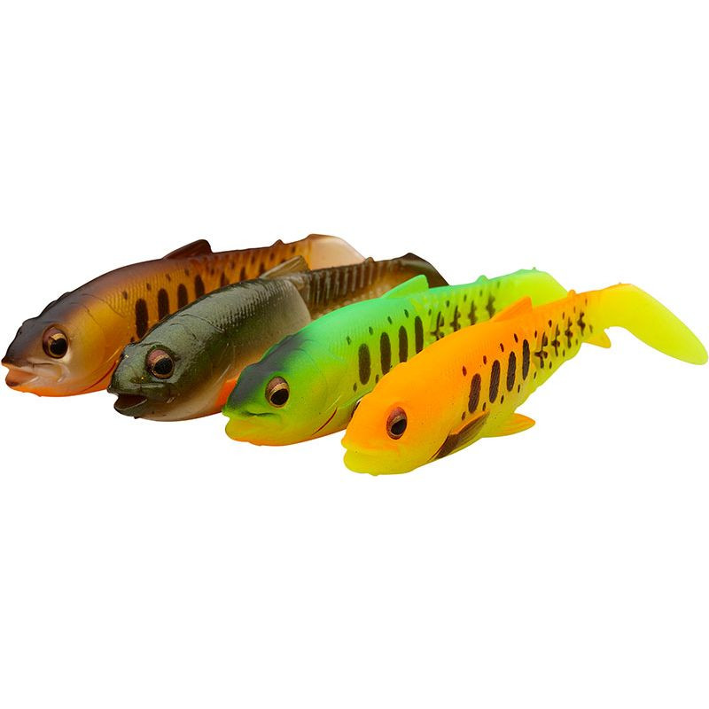 Savage Gear Craft Cannibal Paddletail trübes Wasser Mix 8.5cm