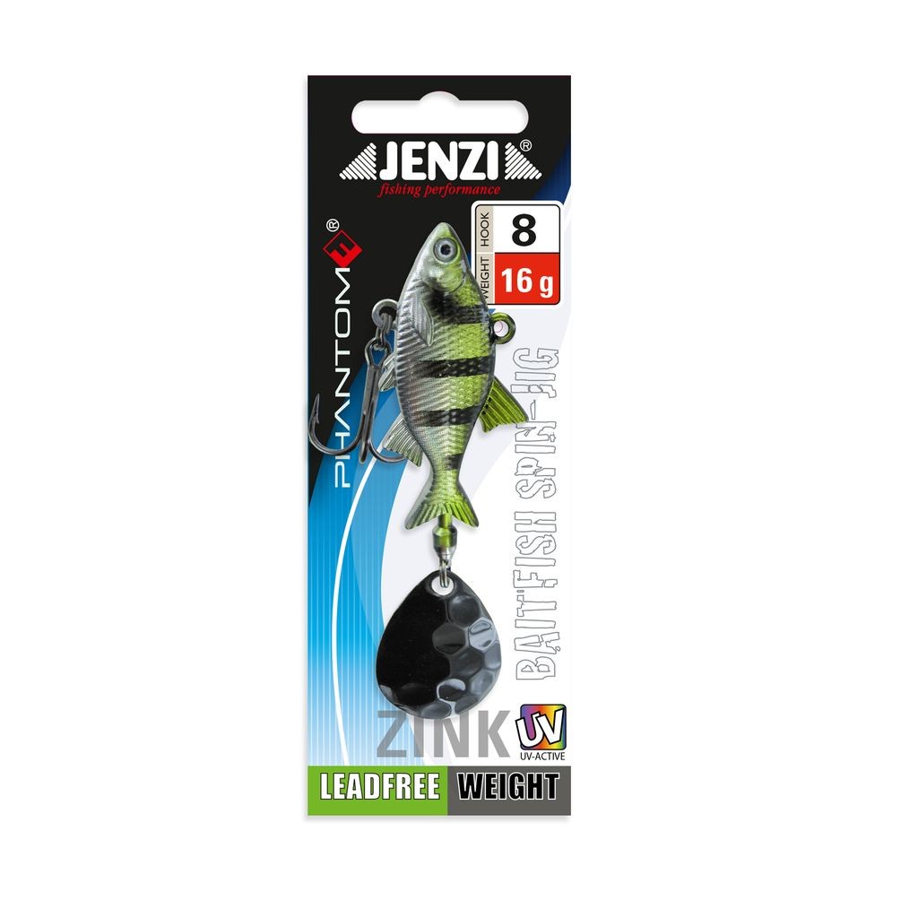 Jenzi Spin Jig Yellow Perch