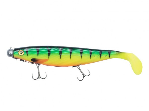 FOX Rage Loaded Pro Shad Natural Classic II Fire Tiger -  Montiert