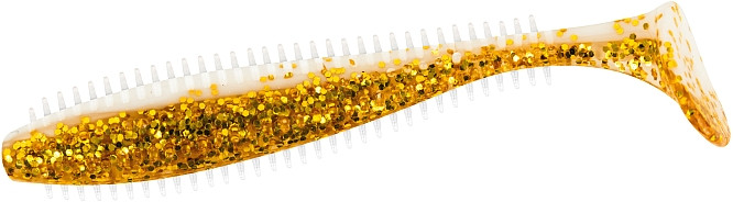 Fox Rage Spikey Shad Gummifisch Gold Glitter Fox Rage Spikey Shad Gummifisch Gold Glitter