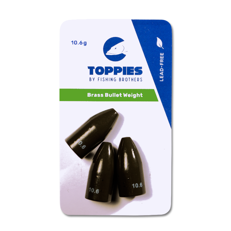 Toppies Bullet Weight Brass Green Pumpkin