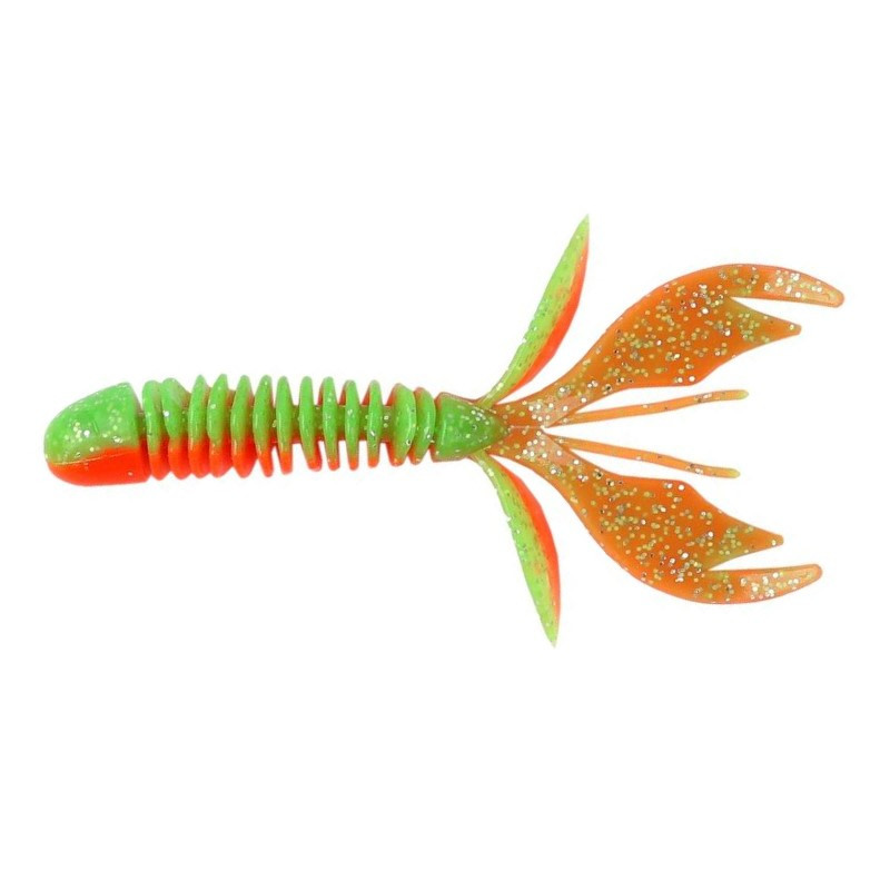 Major Fish Natural Dropshot Craw Creature Bait 3" Orange Gelb