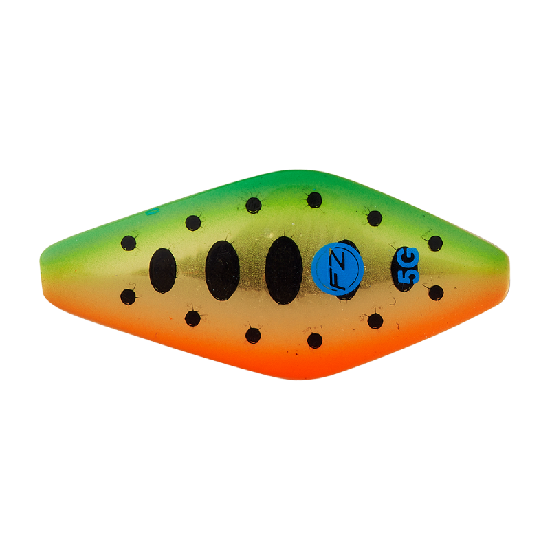 Dam Effzett Pro Trout Inline Spoon Grün/Orange Smolt UV 2.8g Dam Effzett Pro Trout Inline Spoon Grün/Orange Smolt UV 2.8g