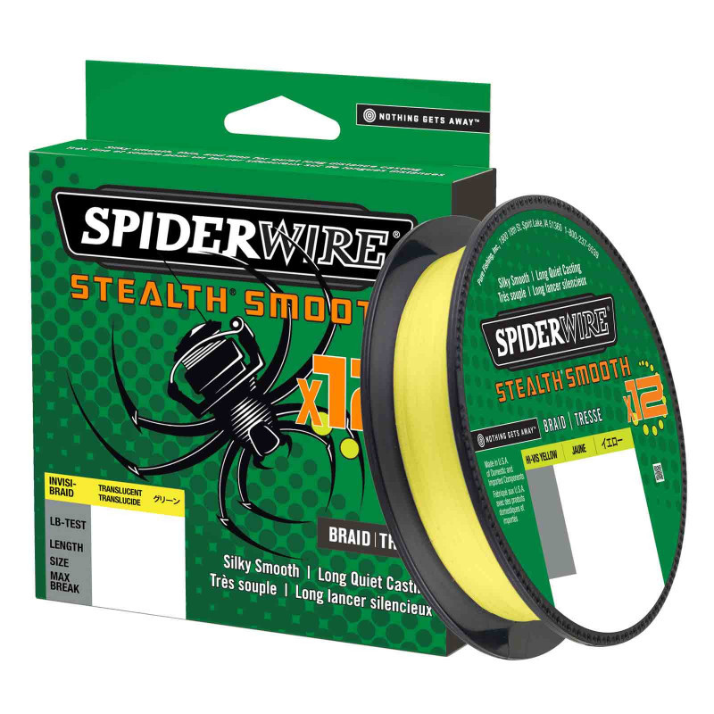 Spiderwire Stealth Smooth 12 0.23 Hi-Vis Yellow