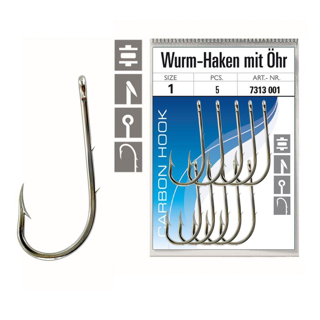 Jenzi Wurmhaken mit Öhr, lose Jenzi Wurmhaken mit Öhr, lose